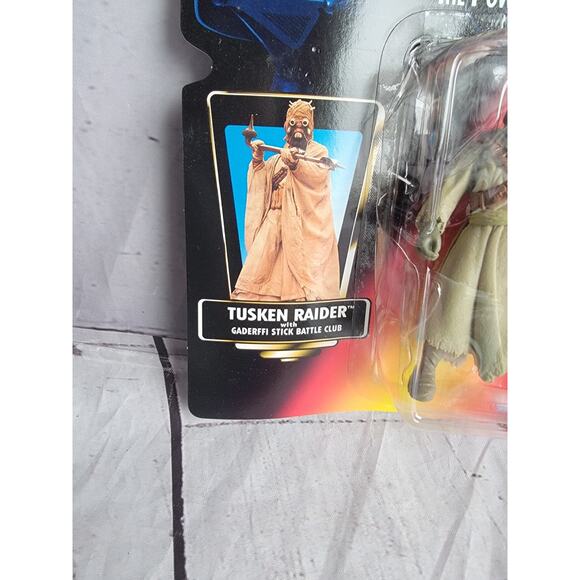 Star Wars Tusken Raider Power Of The Force Red Card Kenner 1996 New Read - Picture 3 of 5